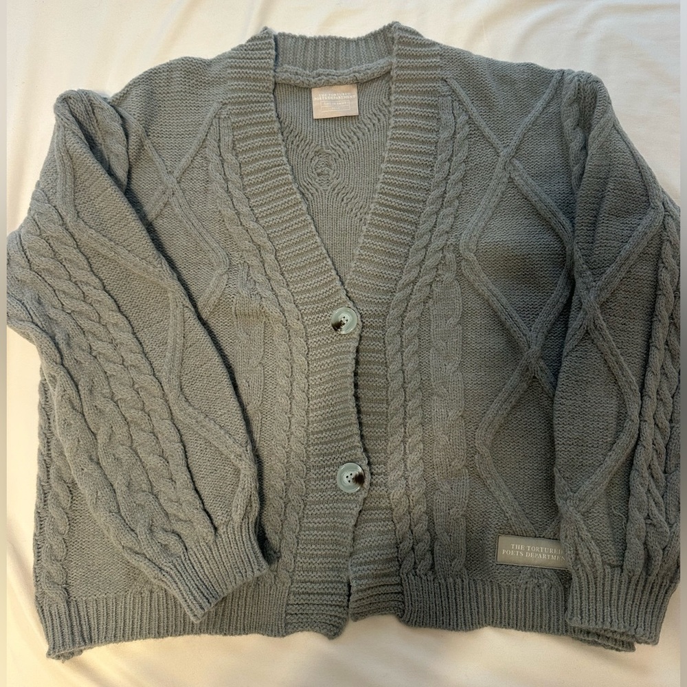 Taylor Swift Tortured Poets Department Cardigan- Size M/L | New Without Tags